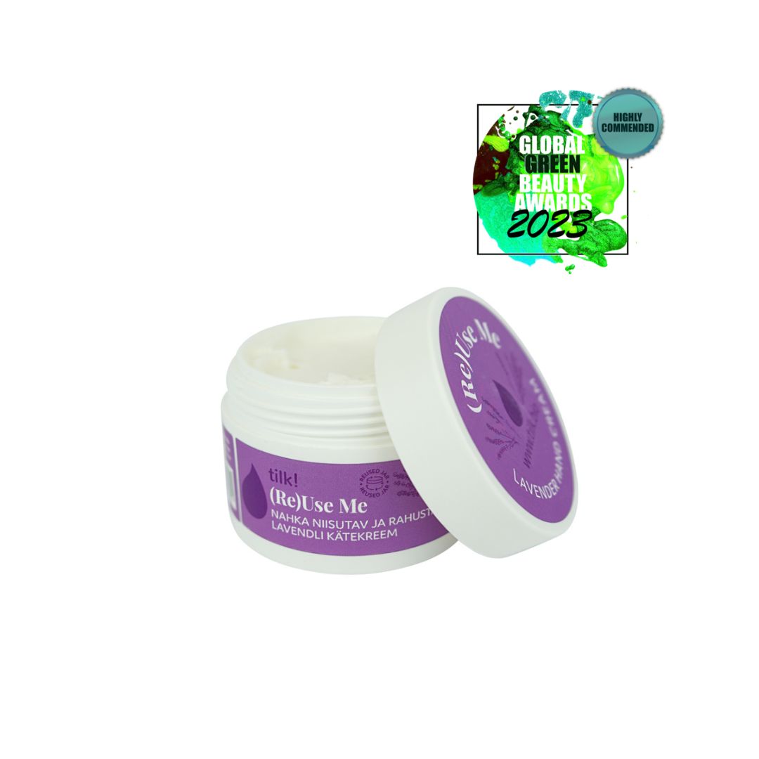 ReUse Me kosteuttava ja rauhoittava laventeli käsivoide, 50ml - Image 3