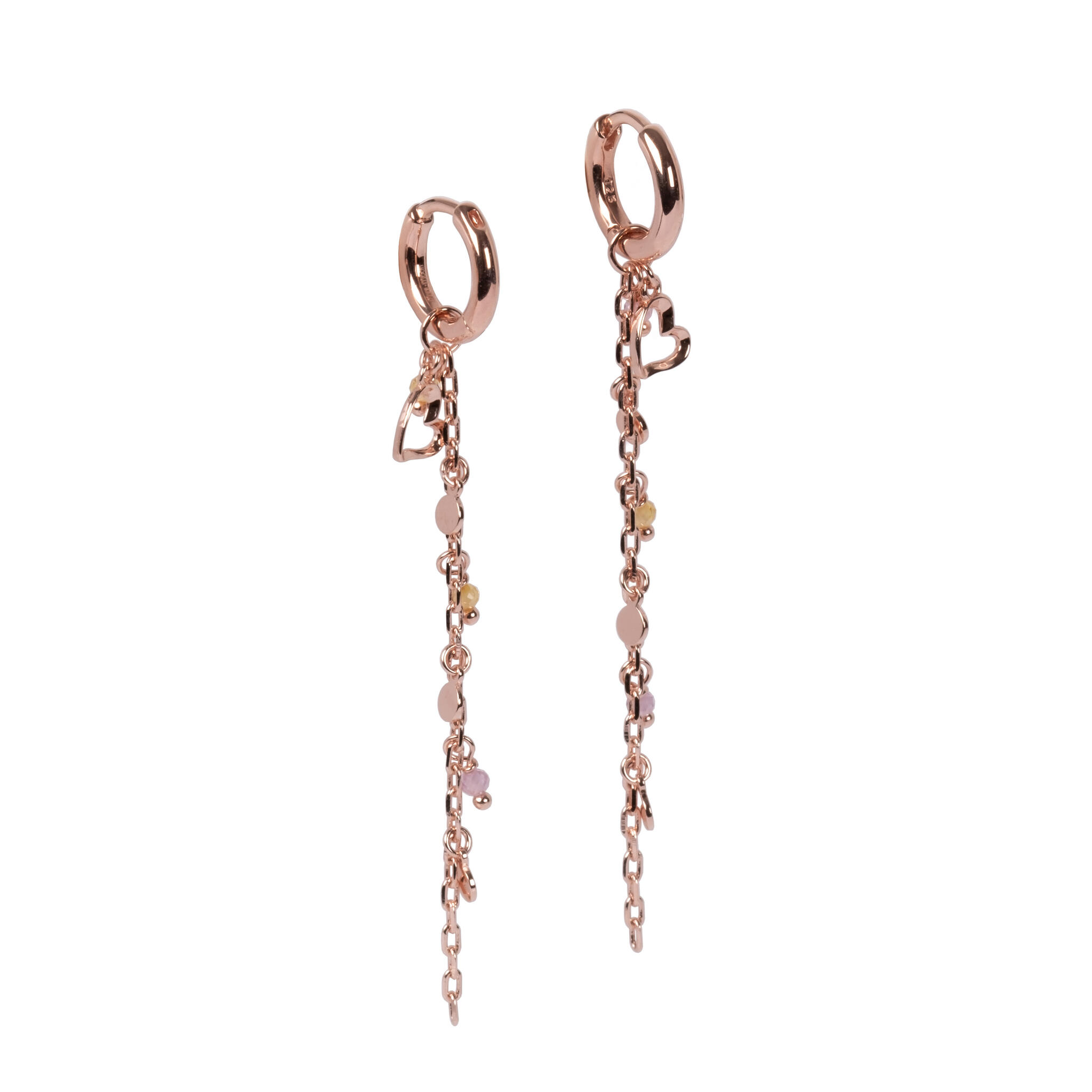 Helena♡ Korvakorut - Rose Gold and Silver