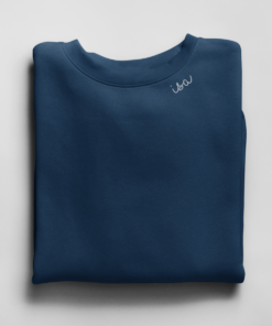 Kirjailtu kaulus, luomupuuvillainen collegepaita "Isa" - Image 6