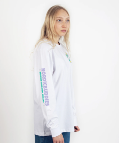 Muumipeikon seikkailu pitkähihainen paita hihansuilla, unisex - valkoinen - Image 7