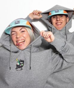 Premium Unisex -puuvillahuppari Stinky - Harmaa - Image 8