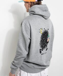Premium Unisex -puuvillahuppari Stinky - Harmaa - Image 7