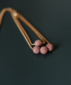 Diffuusorisetti, kaulakoru ja rannekoru - Pink Lava - Image 2