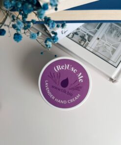 ReUse Me kosteuttava ja rauhoittava laventeli käsivoide, 50ml