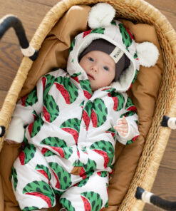 Talvihaalari teddyvuorilla vauvoille ja lapsille - Vesimelonit