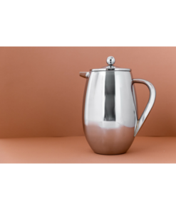La Cafetière hopeanvärinen kaksoisseinäinen eristetty kahdeksan kupin kahvinkeitin - 1 litra - Image 3