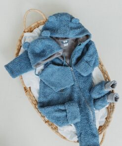Merinovillavuorilla vuorattu vauvan haalari TEDDY
