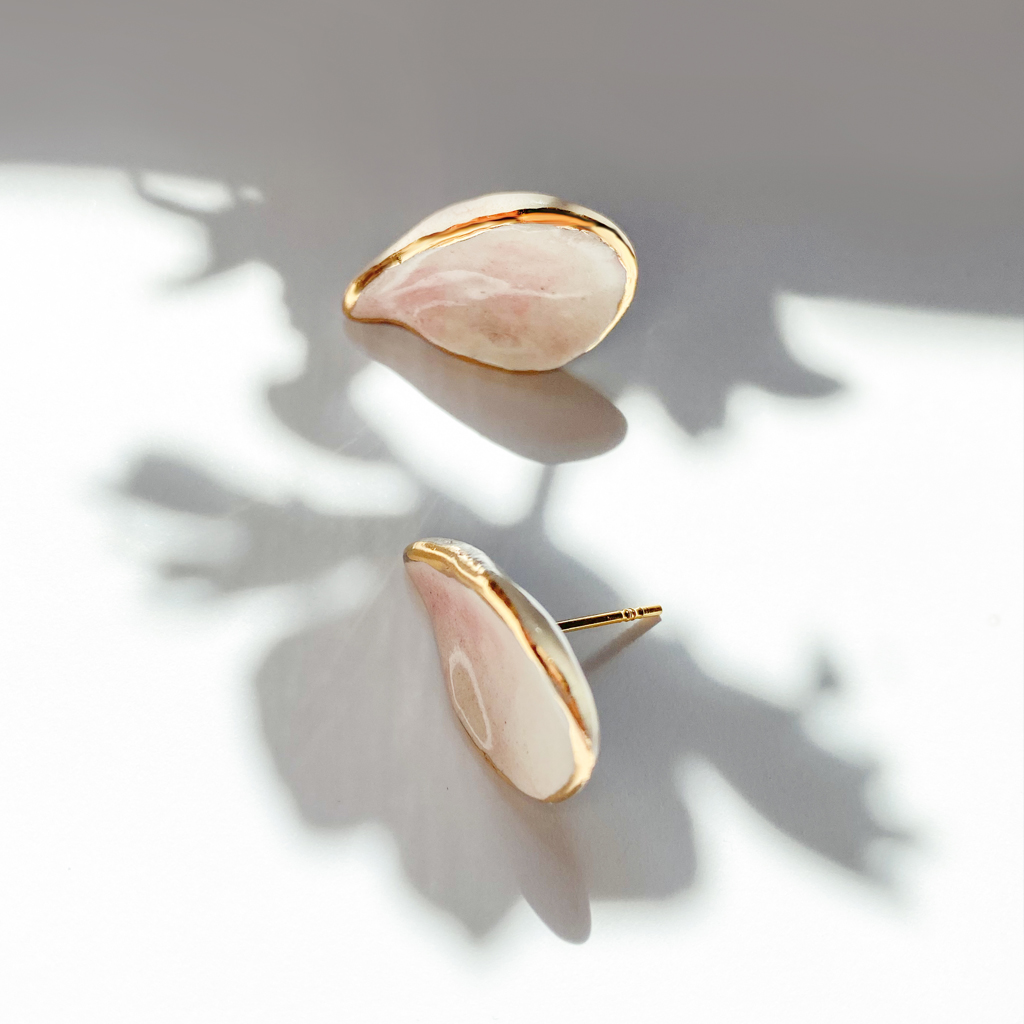 Wild Cherry Leaf STUD - Korvakorut - Image 2