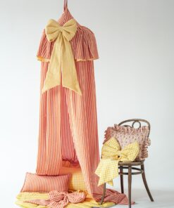 Puuvillakatos - Vaaleanpunaiset ja oranssit raidat - Image 3